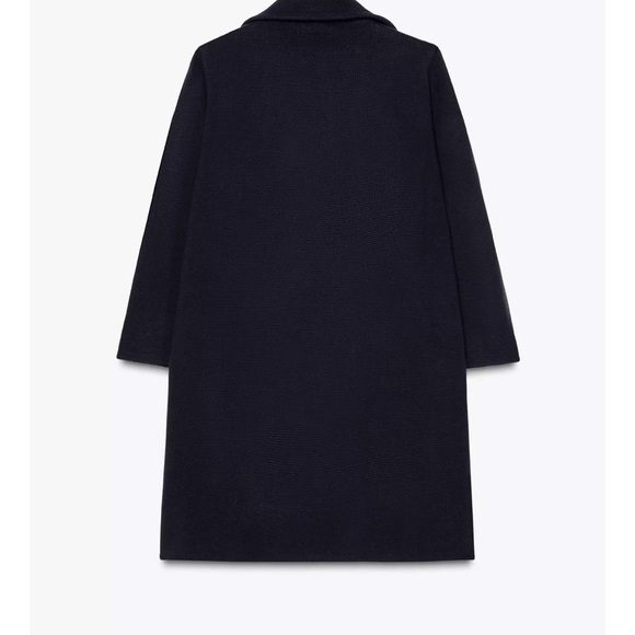 Zara Double Breasted Knit Coat - Picture 8 of 8